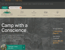 Tablet Screenshot of ferncliff.org